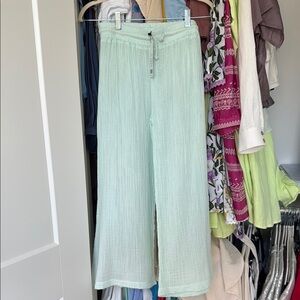 Green Wide Leg Pants & Jumpsuits
